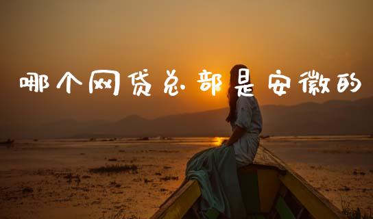 哪个网贷总部是安徽的_https://m.fansifence.com_消费金融_第1张