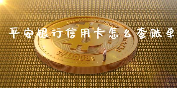 平安银行信用卡怎么查账单_https://m.fansifence.com_公募基金_第1张