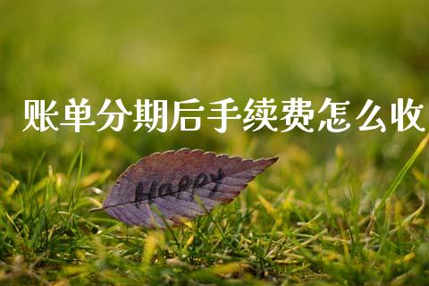 账单分期后手续费怎么收_https://m.fansifence.com_贵金属行情_第1张