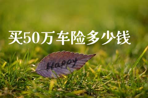 买50万车险多少钱_https://m.fansifence.com_公募基金_第1张