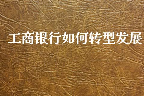 工商银行如何转型发展_https://m.fansifence.com_个股行情_第1张