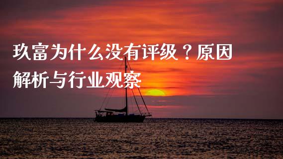 玖富为什么没有评级？原因解析与行业观察_https://m.fansifence.com_贵金属行情_第1张