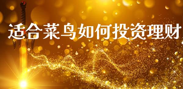 适合菜鸟如何投资理财_https://m.fansifence.com_个股行情_第1张