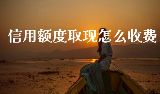 信用额度取现怎么收费_https://m.fansifence.com_消费金融_第1张