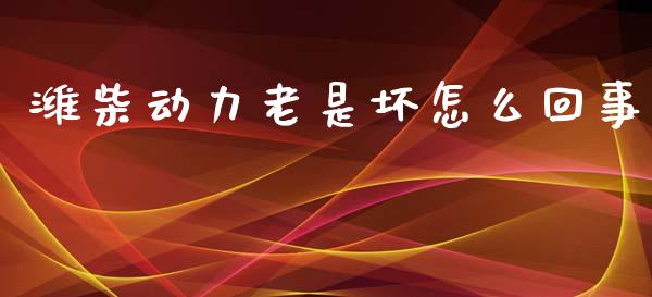 潍柴动力老是坏怎么回事_https://m.fansifence.com_贵金属行情_第1张