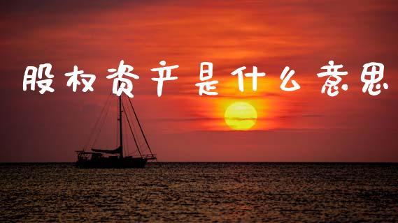 股权资产是什么意思_https://m.fansifence.com_个股行情_第1张