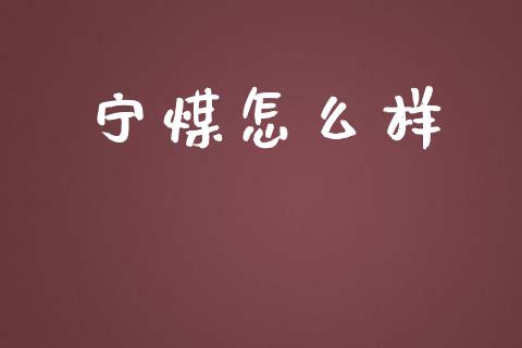 宁煤怎么样_https://m.fansifence.com_贵金属行情_第1张