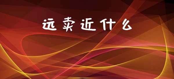 远卖近什么_https://m.fansifence.com_消费金融_第1张