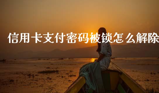 信用卡支付密码被锁怎么解除_https://m.fansifence.com_个股行情_第1张