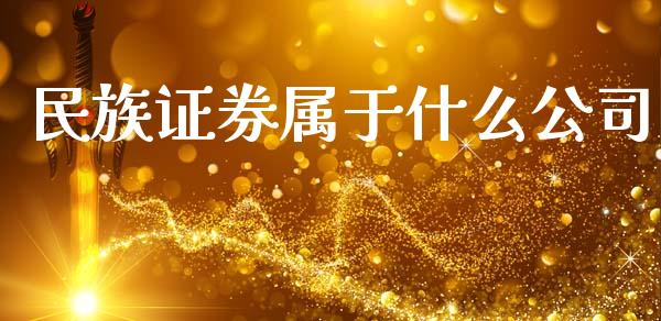 民族证券属于什么公司_https://m.fansifence.com_个股行情_第1张
