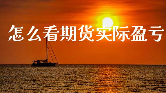 怎么看期货实际盈亏_https://m.fansifence.com_消费金融_第1张