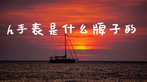h手表是什么牌子的_https://m.fansifence.com_贵金属行情_第1张