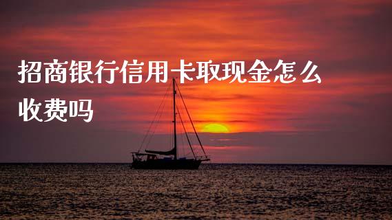 招商银行信用卡取现金怎么收费吗_https://m.fansifence.com_公募基金_第1张