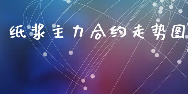 纸浆主力合约走势图_https://m.fansifence.com_个股行情_第1张