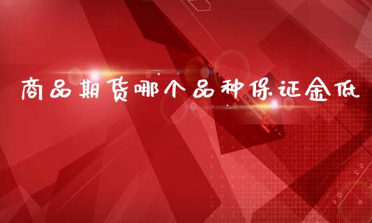 商品期货哪个品种保证金低_https://m.fansifence.com_贵金属行情_第1张