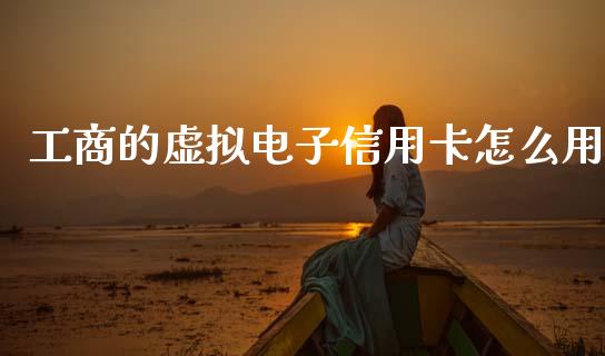 工商的虚拟电子信用卡怎么用_https://m.fansifence.com_贵金属行情_第1张