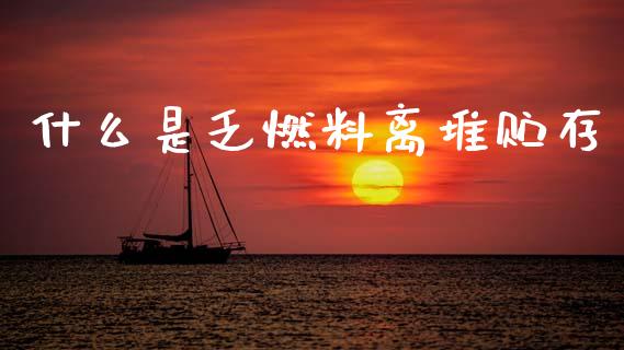 什么是乏燃料离堆贮存_https://m.fansifence.com_公募基金_第1张