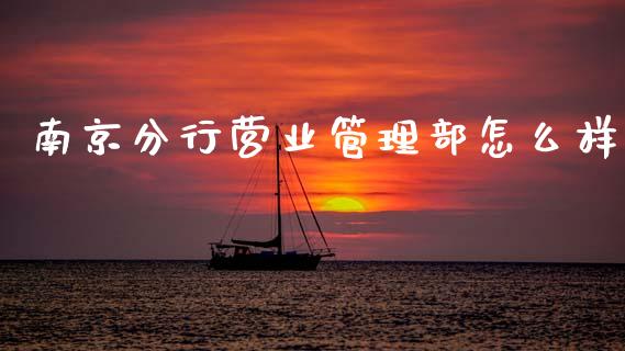 南京分行营业管理部怎么样_https://m.fansifence.com_公募基金_第1张