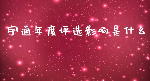 宇通年度评选影响是什么_https://m.fansifence.com_公募基金_第1张