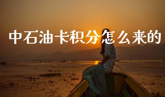 中石油卡积分怎么来的_https://m.fansifence.com_贵金属行情_第1张