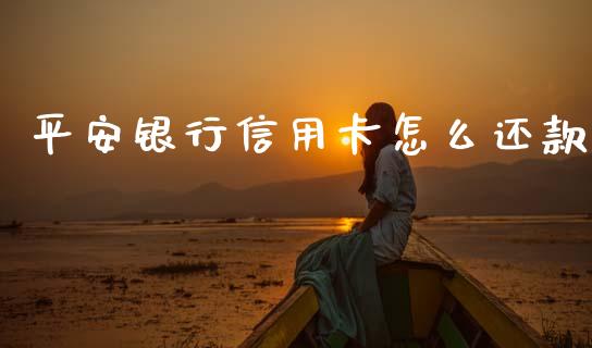 平安银行信用卡怎么还款_https://m.fansifence.com_公募基金_第1张