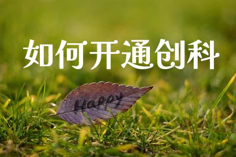如何开通创科_https://m.fansifence.com_消费金融_第1张