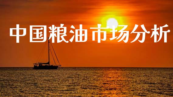 中国粮油市场分析_https://m.fansifence.com_公募基金_第1张
