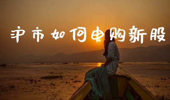 沪市如何申购新股_https://m.fansifence.com_贵金属行情_第1张