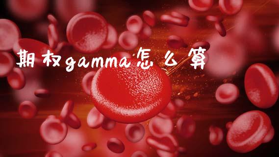 期权gamma怎么算_https://m.fansifence.com_个股行情_第1张