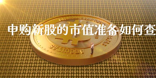 申购新股的市值准备如何查_https://m.fansifence.com_消费金融_第1张