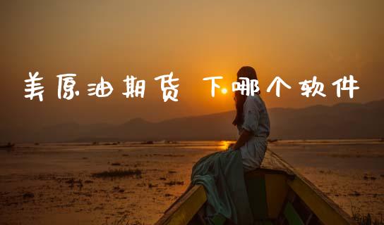 美原油期货 下哪个软件_https://m.fansifence.com_消费金融_第1张