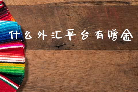 什么外汇平台有赠金_https://m.fansifence.com_公募基金_第1张