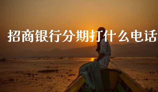 招商银行分期打什么电话_https://m.fansifence.com_贵金属行情_第1张