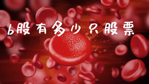 b股有多少只股票_https://m.fansifence.com_公募基金_第1张
