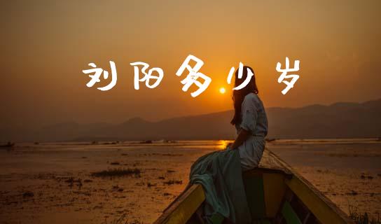 刘阳多少岁_https://m.fansifence.com_消费金融_第1张