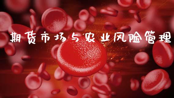 期货市场与农业风险管理_https://m.fansifence.com_消费金融_第1张
