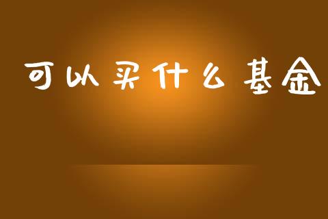 可以买什么基金_https://m.fansifence.com_消费金融_第1张