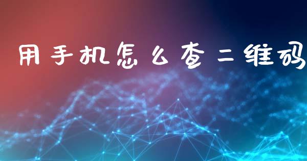 用手机怎么查二维码_https://m.fansifence.com_个股行情_第1张