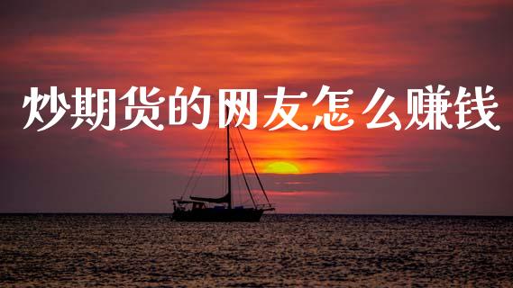 炒期货的网友怎么赚钱_https://m.fansifence.com_贵金属行情_第1张