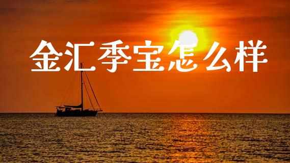 金汇季宝怎么样_https://m.fansifence.com_消费金融_第1张
