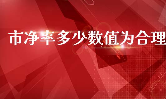 市净率多少数值为合理_https://m.fansifence.com_消费金融_第1张