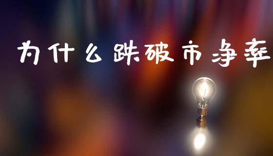 为什么跌破市净率_https://m.fansifence.com_公募基金_第1张