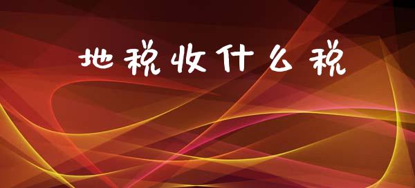 地税收什么税_https://m.fansifence.com_消费金融_第1张