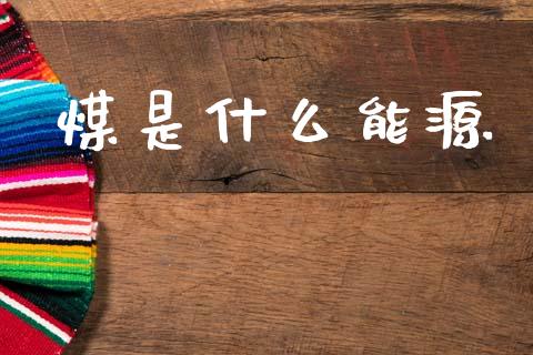 煤是什么能源_https://m.fansifence.com_公募基金_第1张