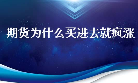 期货为什么买进去就疯涨_https://m.fansifence.com_个股行情_第1张