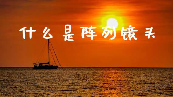 什么是阵列镜头_https://m.fansifence.com_贵金属行情_第1张