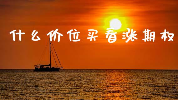 什么价位买看涨期权_https://m.fansifence.com_贵金属行情_第1张
