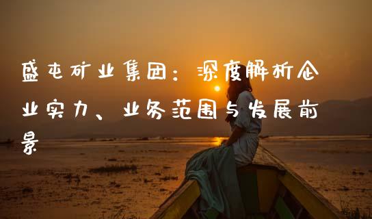 盛屯矿业集团：深度解析企业实力、业务范围与发展前景_https://m.fansifence.com_公募基金_第1张