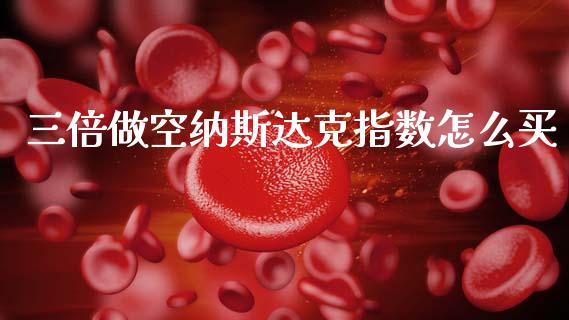 三倍做空纳斯达克指数怎么买_https://m.fansifence.com_消费金融_第1张