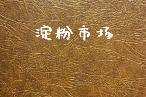 淀粉市场_https://m.fansifence.com_个股行情_第1张
